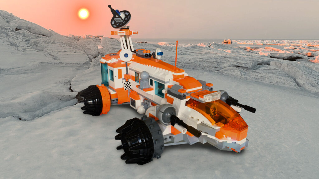 Arctic Rover by the sea