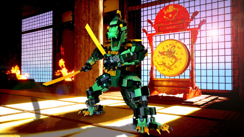 LEGO Ninja Dragon in Fire Dojo