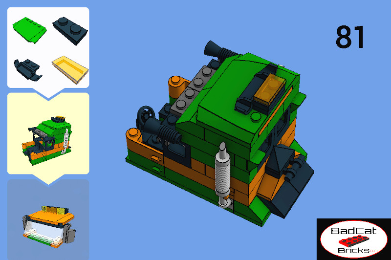 Step 81 of LEGO Semi Building Instructions