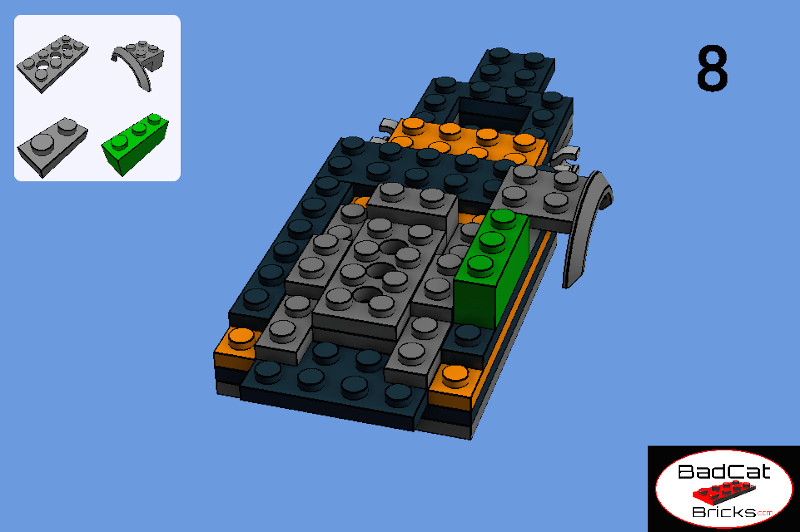 Step 8 of LEGO Semi Building Instructions