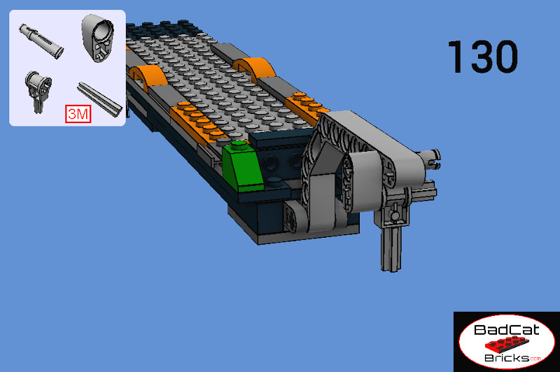 Step 130 of LEGO Semi Building Instructions