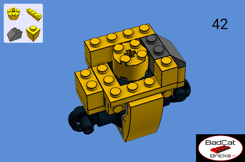 Step 42 of LEGO Robot Building Instructions