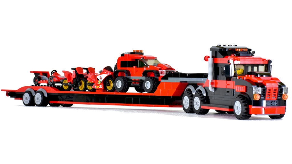 LEGO Racing Semi viewed from right side