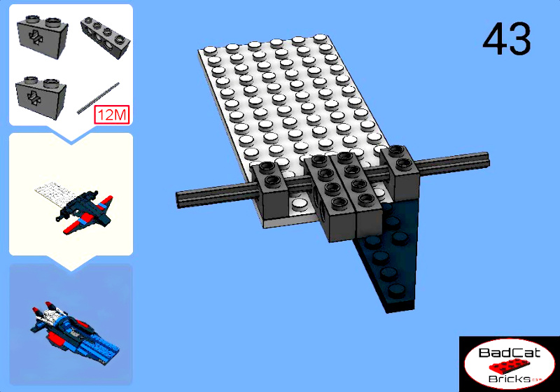 Page 43 of the LEGO Indycar Building Instructions