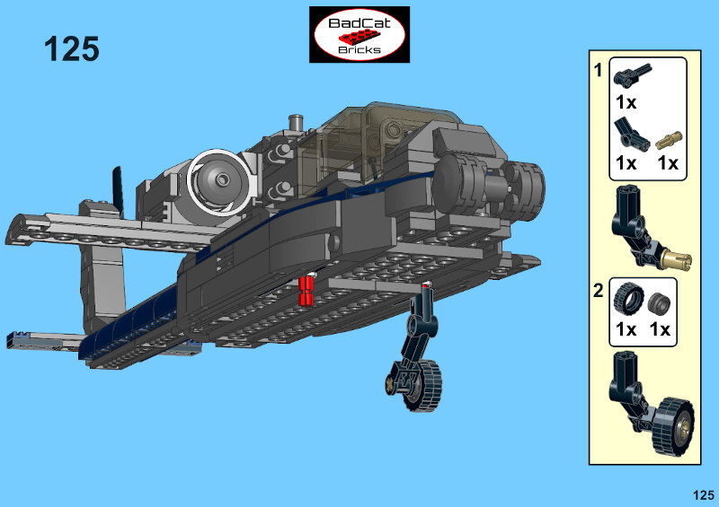 LEGO Apache Helicopter Instructions Step 125